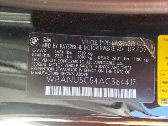 Photo 9 VIN: WBANU5C54AC364417 - BMW 528 I 