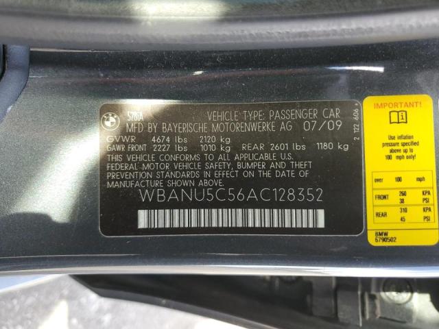 Photo 11 VIN: WBANU5C56AC128352 - BMW 528 I 