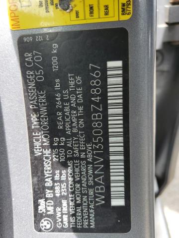 Photo 11 VIN: WBANV13508BZ48867 - BMW 528 XI 