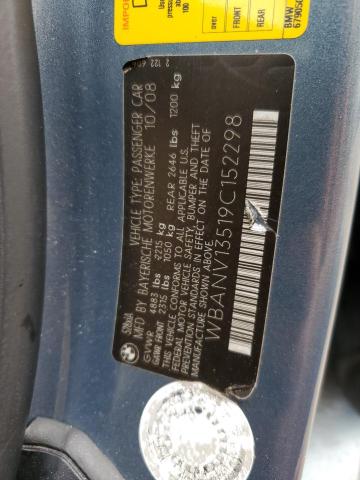 Photo 11 VIN: WBANV13519C152298 - BMW 5 SERIES 