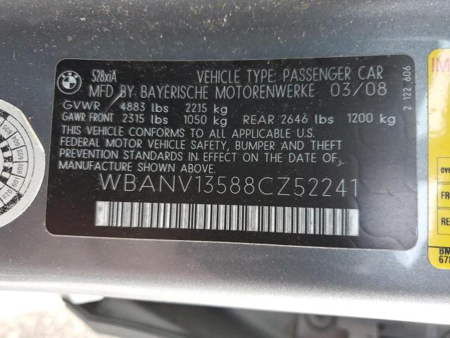 Photo 11 VIN: WBANV13588CZ52241 - BMW 528 XI 