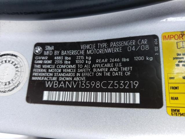 Photo 11 VIN: WBANV13598CZ53219 - BMW 528 XI 