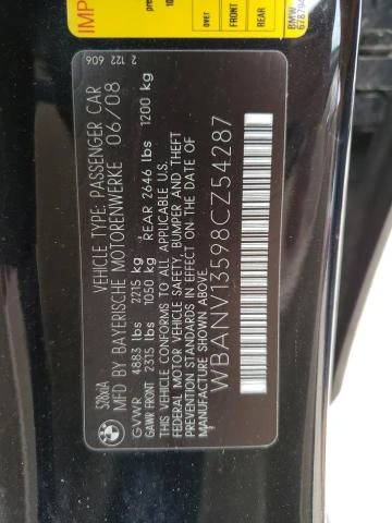 Photo 11 VIN: WBANV13598CZ54287 - BMW 528 XI 