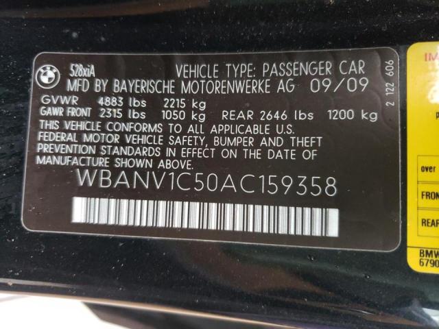 Photo 9 VIN: WBANV1C50AC159358 - BMW 528 XI 