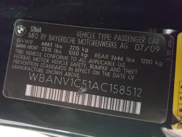 Photo 9 VIN: WBANV1C51AC158512 - BMW 528I 