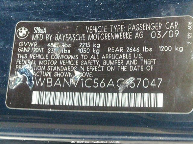 Photo 8 VIN: WBANV1C56AC157047 - BMW 528 