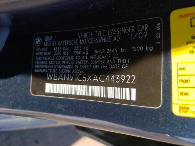 Photo 9 VIN: WBANV1C5XAC443922 - BMW 528 XI 