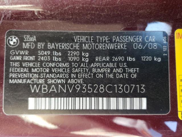 Photo 11 VIN: WBANV93528C130713 - BMW 5 SERIES 