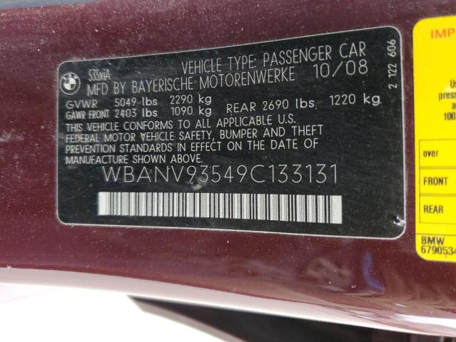 Photo 11 VIN: WBANV93549C133131 - BMW 5 SERIES 