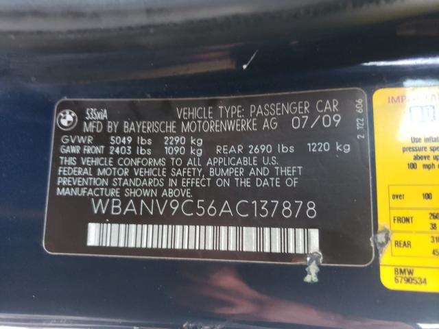 Photo 9 VIN: WBANV9C56AC137878 - BMW 535 XI 