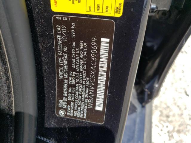 Photo 11 VIN: WBANV9C5XAC390699 - BMW 535 XI 