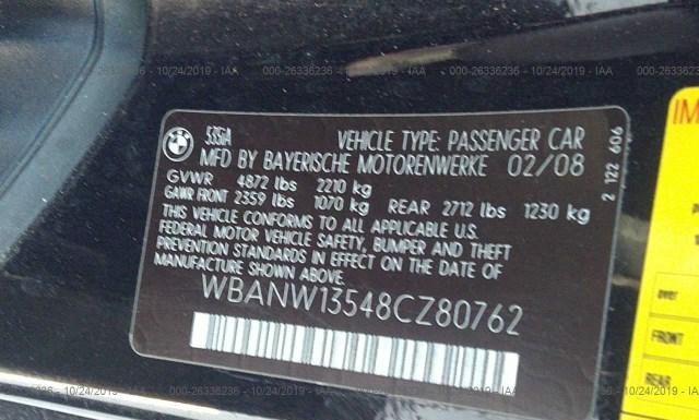 Photo 8 VIN: WBANW13548CZ80762 - BMW 535 