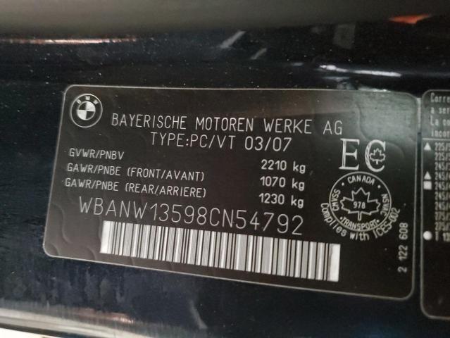 Photo 11 VIN: WBANW13598CN54792 - BMW 5 SERIES 