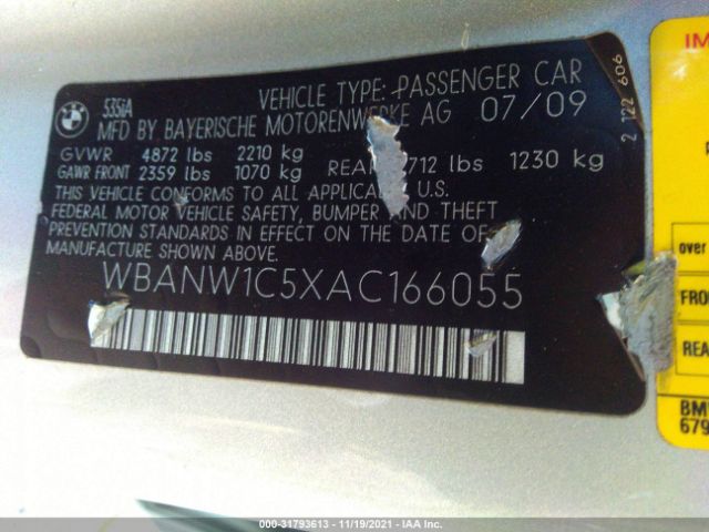 Photo 8 VIN: WBANW1C5XAC166055 - BMW 5 