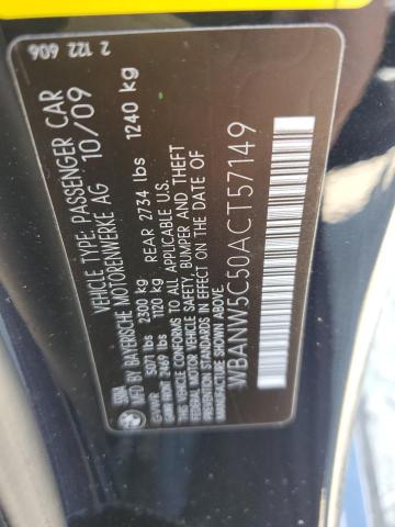 Photo 9 VIN: WBANW5C50ACT57149 - BMW 550 I 