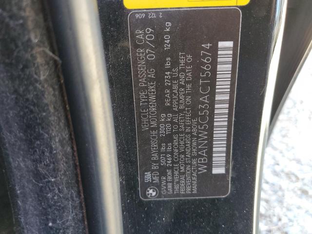 Photo 11 VIN: WBANW5C53ACT56674 - BMW 550 I 