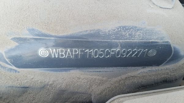 Photo 5 VIN: WBAPF1105CF092271 - BMW 316 I 