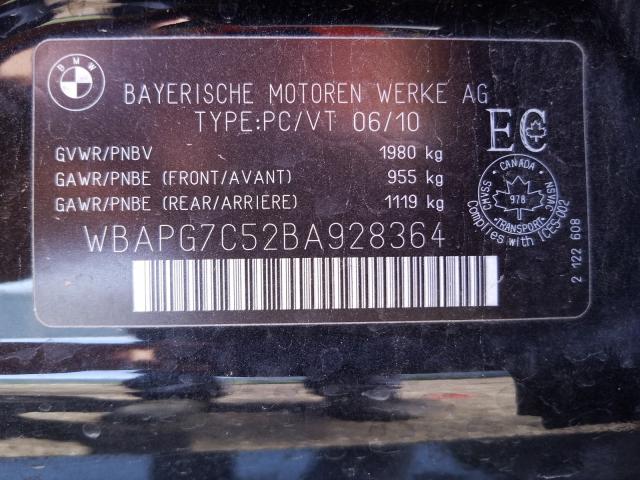 Photo 9 VIN: WBAPG7C52BA928364 - BMW 323 I 