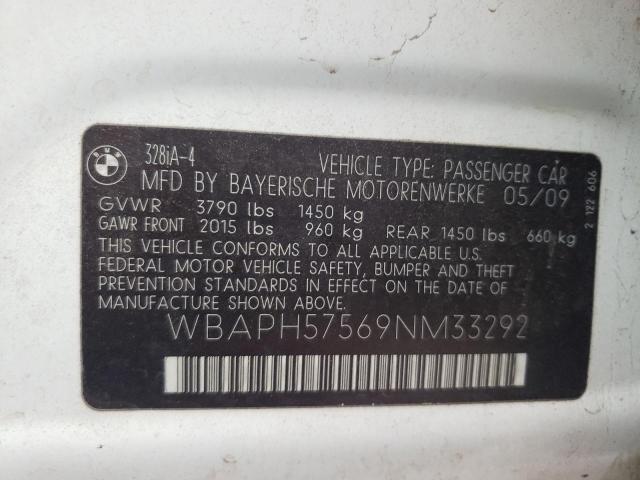 Photo 11 VIN: WBAPH57569NM33292 - BMW 3 SERIES 