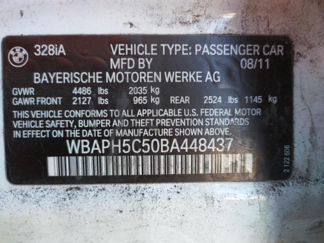 Photo 9 VIN: WBAPH5C50BA448437 - BMW 328 I SULE 