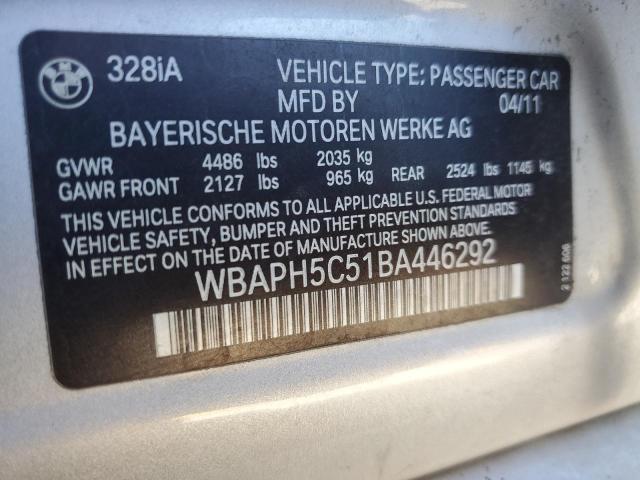 Photo 11 VIN: WBAPH5C51BA446292 - BMW 328 I SULE 