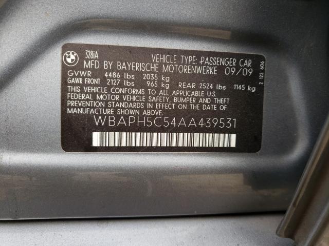 Photo 9 VIN: WBAPH5C54AA439531 - BMW 328 I SULE 