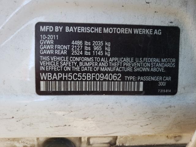 Photo 9 VIN: WBAPH5C55BF094062 - BMW 328 I SULE 