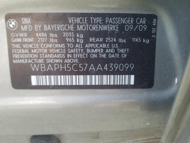 Photo 9 VIN: WBAPH5C57AA439099 - BMW 328 I SULE 