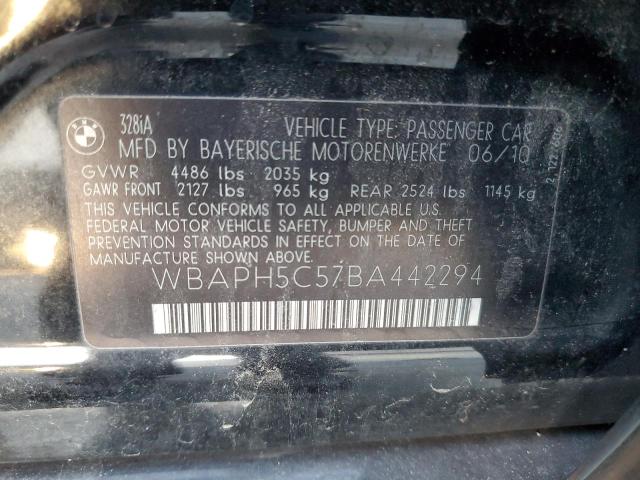 Photo 11 VIN: WBAPH5C57BA442294 - BMW 328 I SULE 