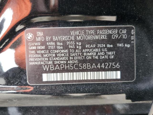 Photo 11 VIN: WBAPH5C58BA442756 - BMW 3 SERIES 