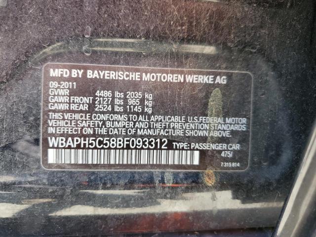 Photo 11 VIN: WBAPH5C58BF093312 - BMW 328 I SULE 