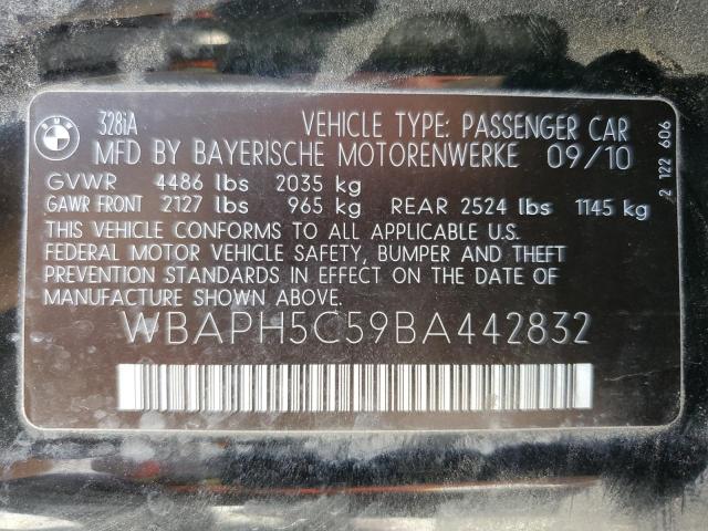 Photo 11 VIN: WBAPH5C59BA442832 - BMW 328 I SULE 