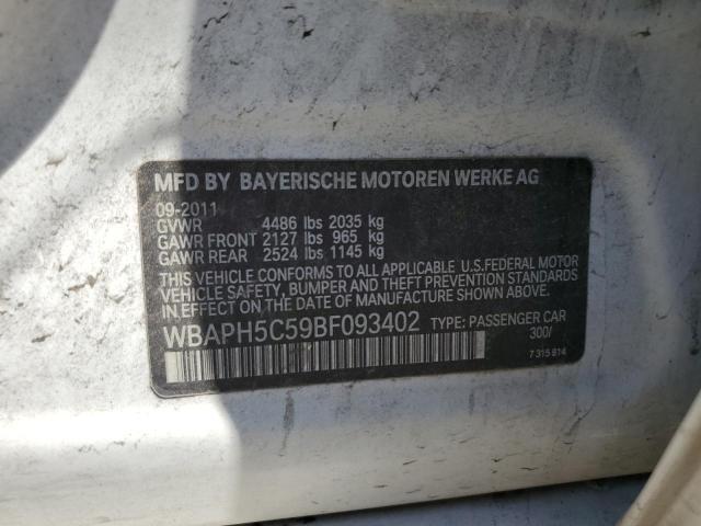 Photo 11 VIN: WBAPH5C59BF093402 - BMW 3 SERIES 