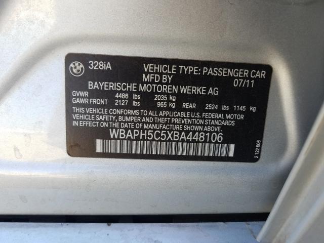 Photo 9 VIN: WBAPH5C5XBA448106 - BMW 328 I SULE 