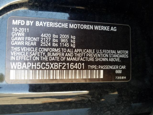 Photo 9 VIN: WBAPH5C5XBF216401 - BMW 328 I SULE 