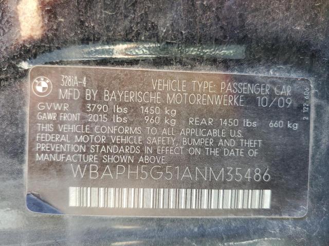 Photo 11 VIN: WBAPH5G51ANM35486 - BMW 328 I SULE 