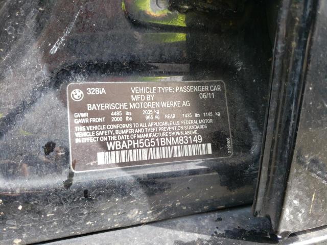 Photo 11 VIN: WBAPH5G51BNM83149 - BMW 328 I SULE 