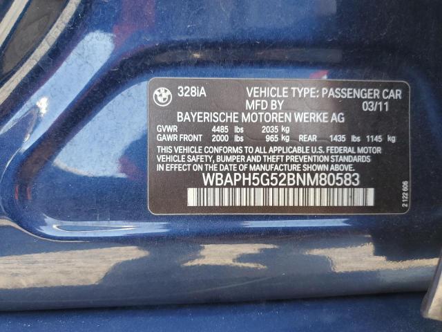 Photo 12 VIN: WBAPH5G52BNM80583 - BMW 328 I SULE 