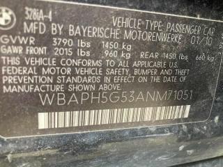 Photo 9 VIN: WBAPH5G53ANM71051 - BMW 328 I SULE 