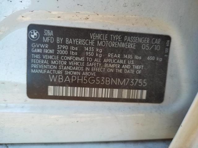 Photo 11 VIN: WBAPH5G53BNM73755 - BMW 328 I SULE 