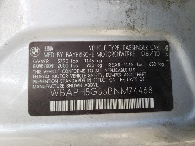 Photo 9 VIN: WBAPH5G55BNM74468 - BMW 328 I SULE 