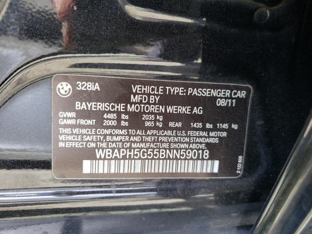 Photo 9 VIN: WBAPH5G55BNN59018 - BMW 328 I SULE 