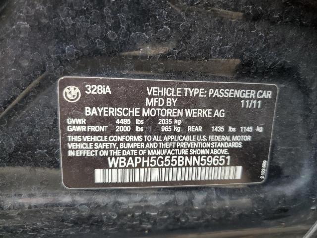 Photo 11 VIN: WBAPH5G55BNN59651 - BMW 3 SERIES 