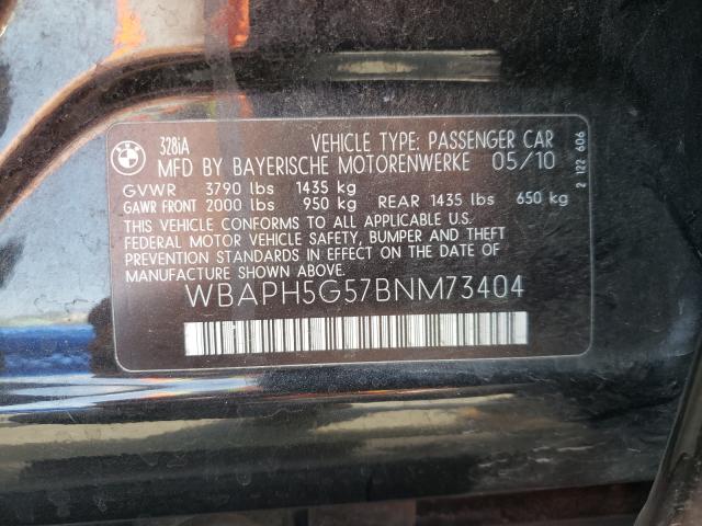 Photo 9 VIN: WBAPH5G57BNM73404 - BMW 328 I SULE 