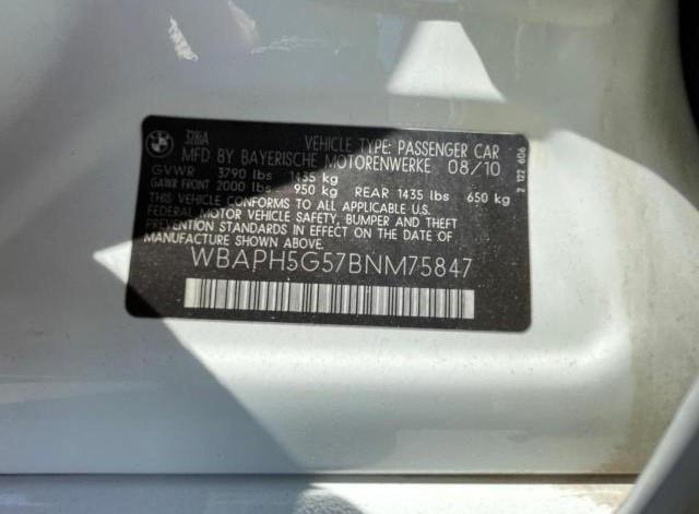 Photo 9 VIN: WBAPH5G57BNM75847 - BMW 328 I SULE 