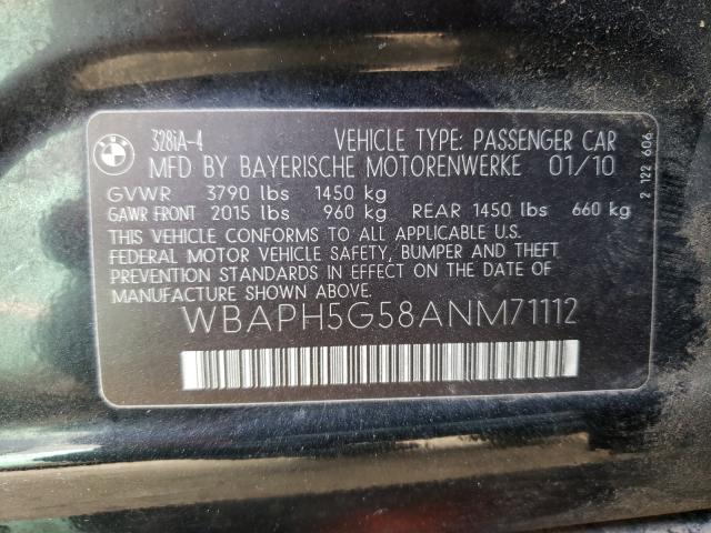 Photo 9 VIN: WBAPH5G58ANM71112 - BMW 328 I SULE 