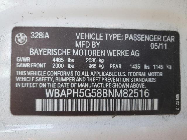 Photo 11 VIN: WBAPH5G58BNM82516 - BMW 328 I SULE 