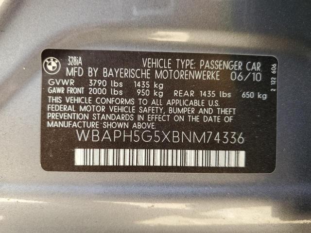 Photo 11 VIN: WBAPH5G5XBNM74336 - BMW 328 I SULE 