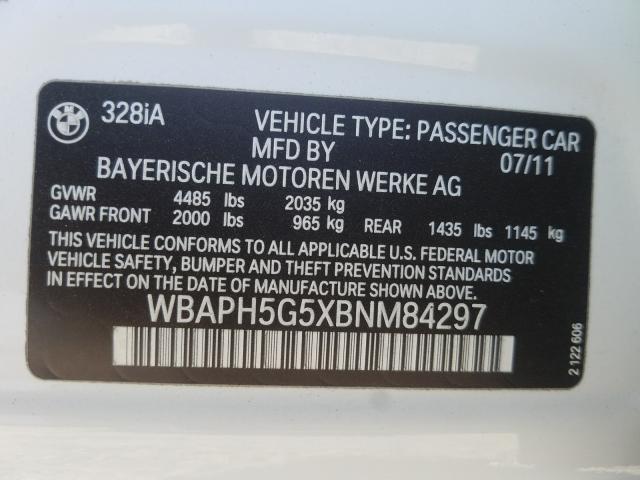 Photo 9 VIN: WBAPH5G5XBNM84297 - BMW 328 I SULE 