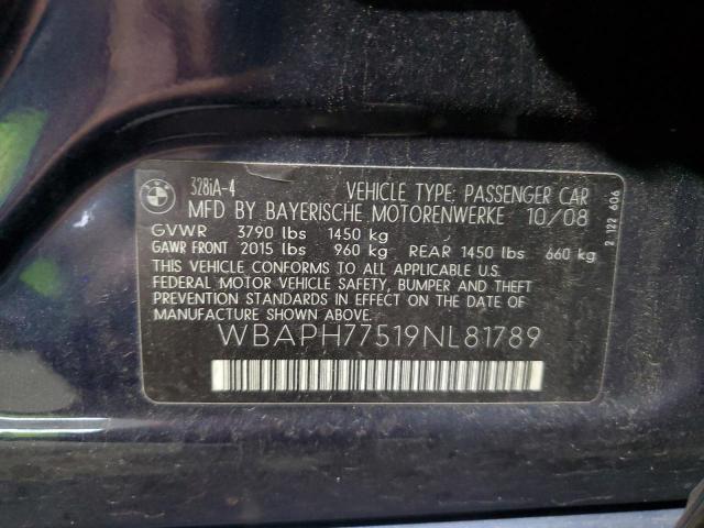 Photo 11 VIN: WBAPH77519NL81789 - BMW 328 I 